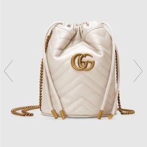 NWB Gucci Marmont Mini Bucket Bag